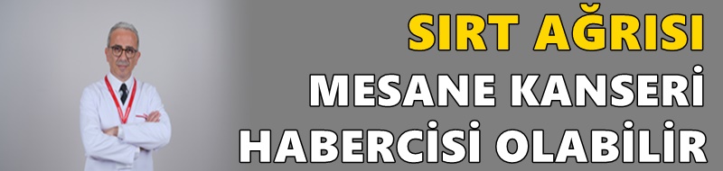 SIRT AĞRISI MESANE KANSERİ HABERCİSİ OLABİLİR