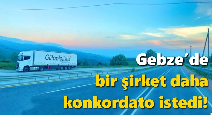 Gebze’de bir şirket daha konkordato istedi!