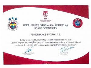 Fenerbahçe Uefa Lisansını Aldı
