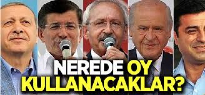 Nerede Oy Kullanacaklar?