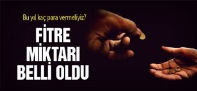 Ramazan Fitre Miktarı Belli Oldu