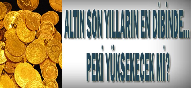 Altın 5,5 yılın düşüğünde