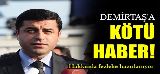 Demirtaş'a kötü haber!