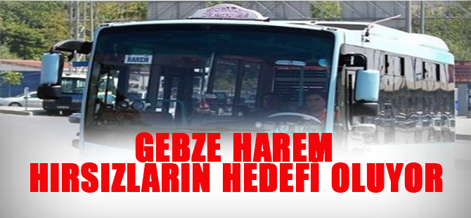 Hırsızların Yeni Hedefi Gebze Harem