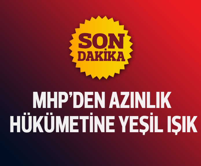 Mhp Azınlık Hükümetine Destek Vericek