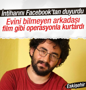 Facebookta intihar notu paylaştı