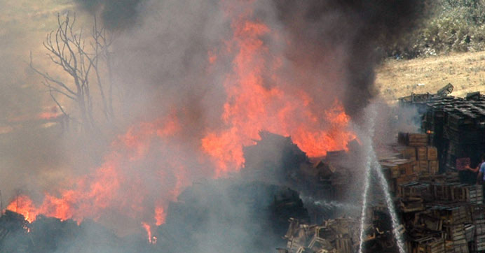 Sultangazide yangın