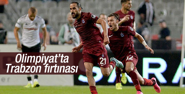 Trabzonspor Beşiktaş'ı deplasmanda yendi