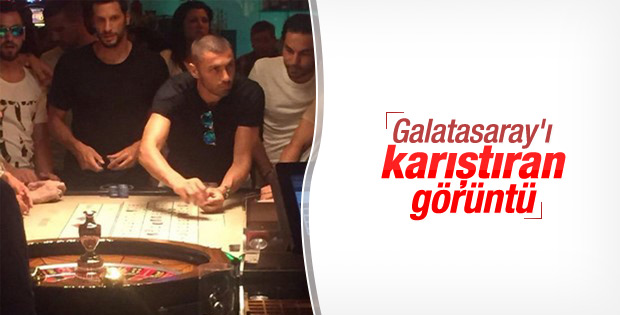 Galatasarayda şok etkisi oluşturan resim