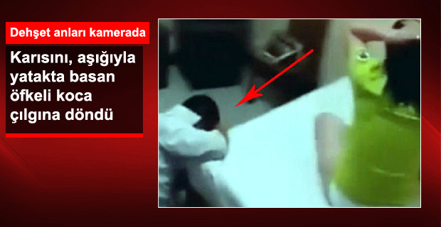 Karısına fuhuş yaparken yakaladı