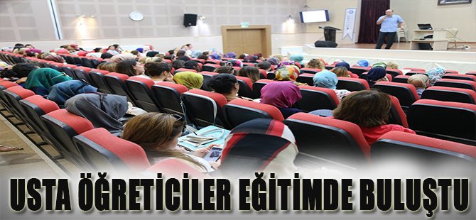 Usta öğreticiler eğitimde buluştu