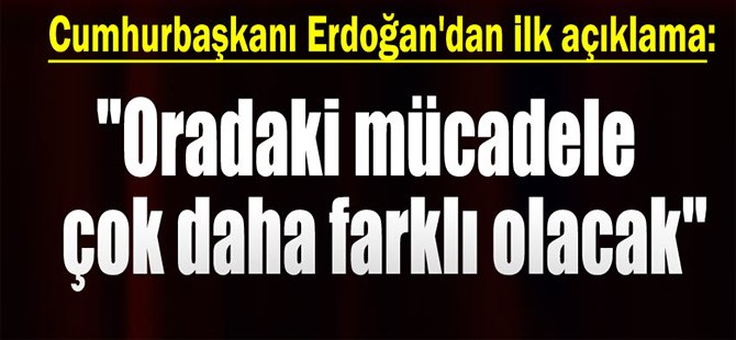 Erdoğan'dan saldırı açıklaması