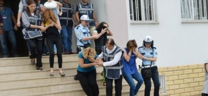 Fuhuş operasyonunda 9 tutuklama