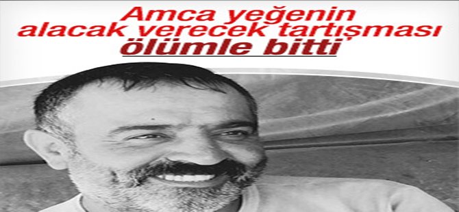 Amca yeğen kavgası ölümle bitti