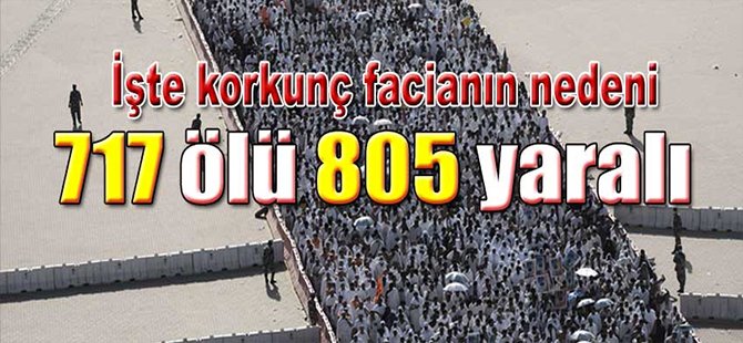 Hac'da izdiham: 717 ölü