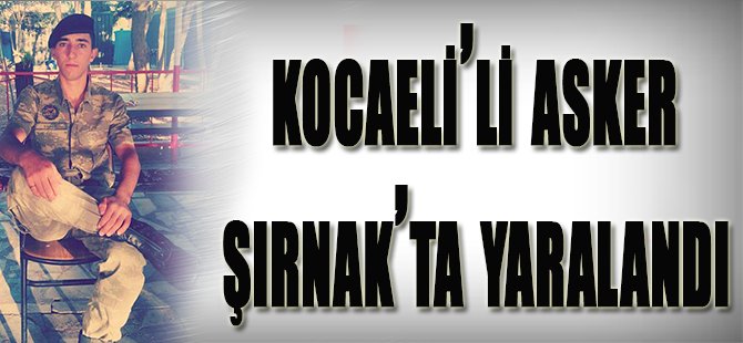 Kocaeli'li Asker Şırnak'ta Yaralandı