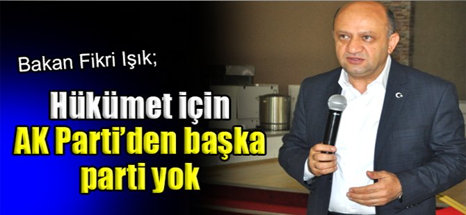 Işık; Hükümet için AK Partiden başka parti yok