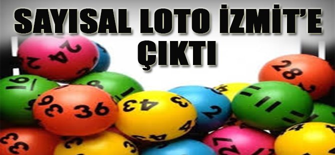 Sayısal Loto İzmit'e Çıktı