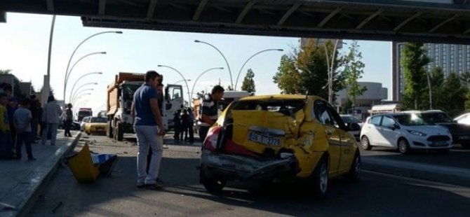 Ankara'da Feci Kaza! Yaralılar Var