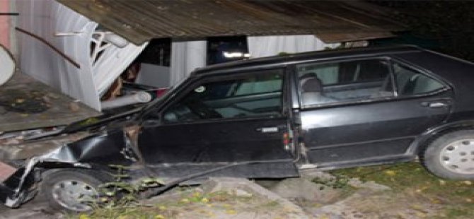 Kontrolünü Kaybeden Sürücü Dehşet Saçtı