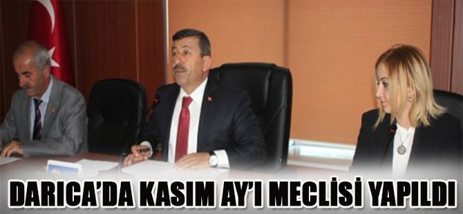 Darıca'da Kasım Ay'ı Meclisi Yapıldı