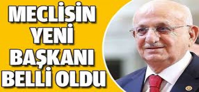 Yeni Meclis Başkanı belli oldu