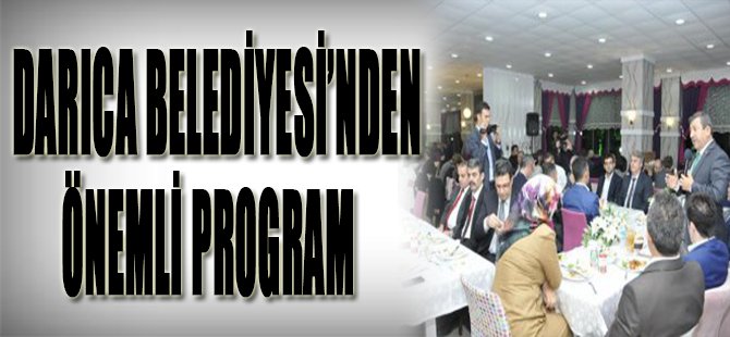 Darıca Belediyesi'nden Önemli Program
