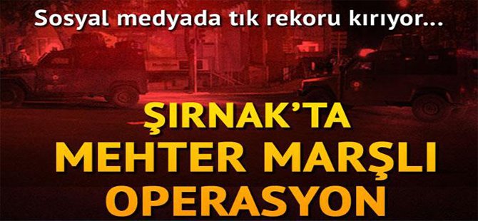 Güvenlik güçlerinden mehter marşlı operasyon