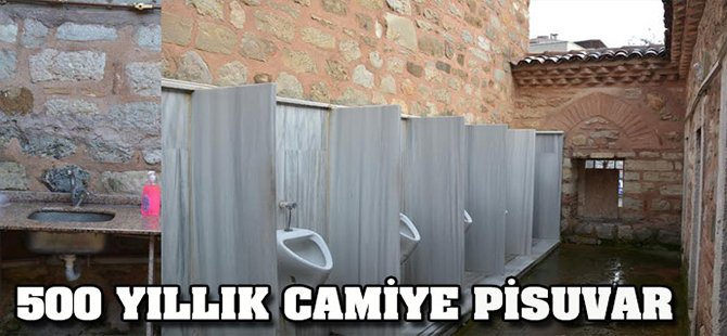 500 Yıllık Camiye Pisuvar