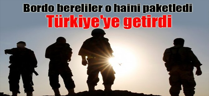 Bordo bereliler o haini paketledi Türkiye'ye getirdi