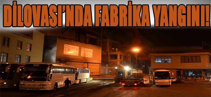 Dilovası'nda Fabrika Yangını!