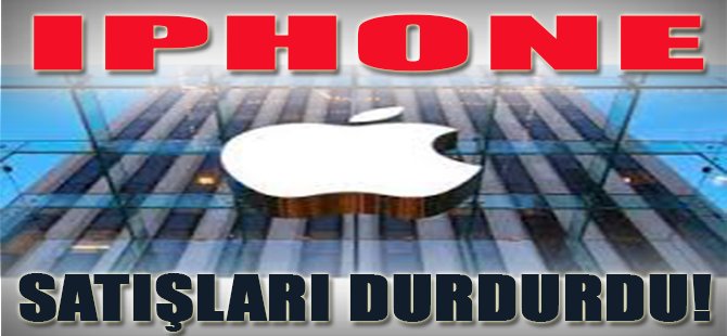 IPHONE Satışları Durdurdu!