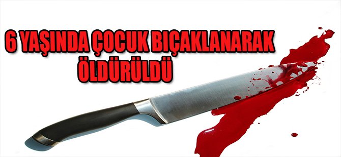 6 Yaşındaki Çocuk Bıçaklanarak Öldürüldü