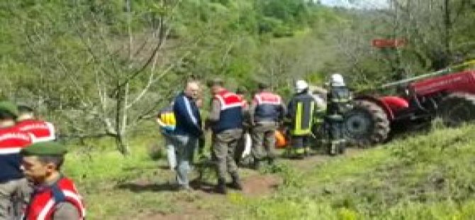 Kocaeli'de Devrilen Traktörün Altında Kalarak Öldü