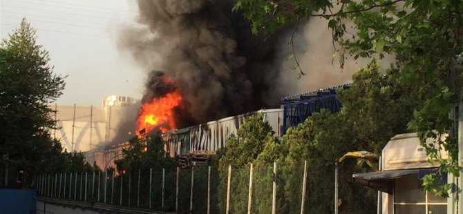 Gıda Deposunda Yangın