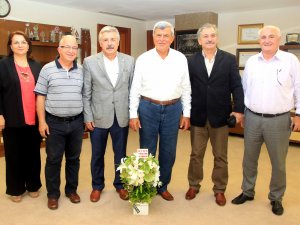 Başkan Karaosmanoğlu, KYÖD yönetimini konuk etti
