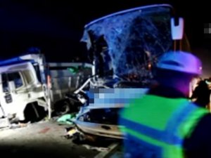 Samsun'da feci kaza! 1 ölü, 39 yaralı