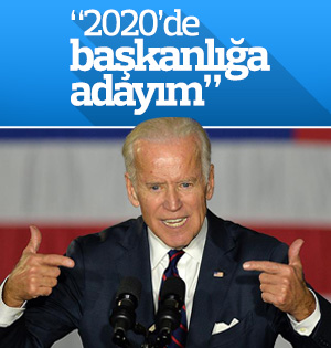 Joe Biden başkan adayı olacağını açıkladı