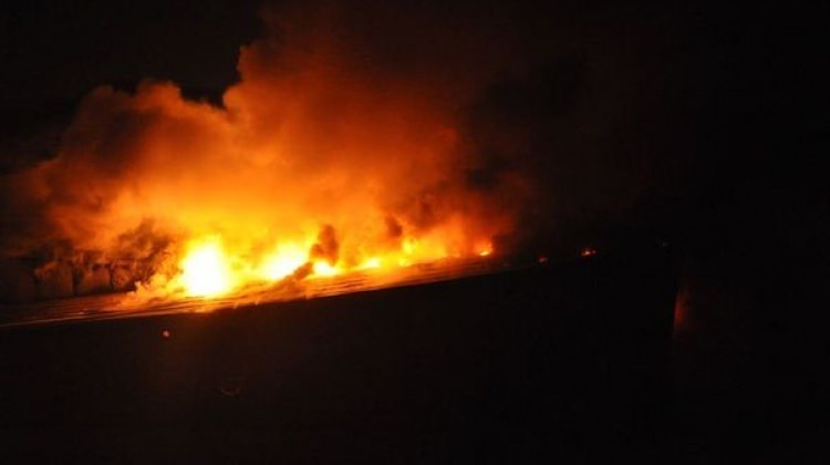 Sanayi bölgesinde büyük yangın!