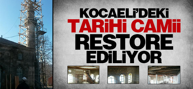 Tarihi Tepecik Camii restore ediliyor