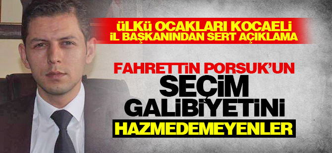 Taşkın: Fahrettin Porsuk'un seçim galibiyetini hazmedemeyenler...