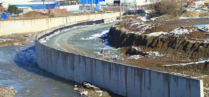 Hisar Deresi Köprülü Kavşağı’nda çalışmalar sürüyor