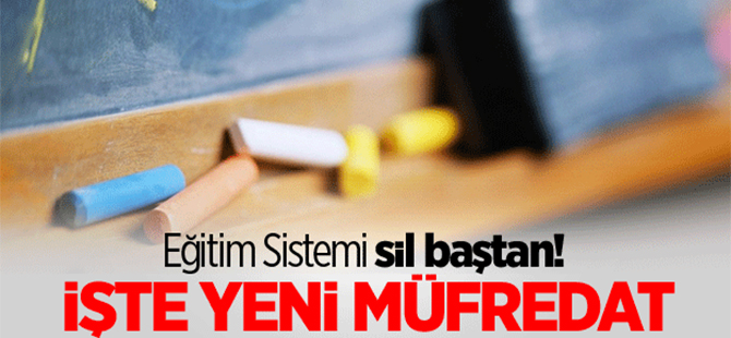 Milli Eğitim Bakanı Yılmaz yeni müfredatı açıkladı