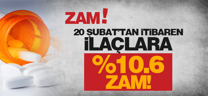 Şubat'ta yüzde 10.6 zam var!