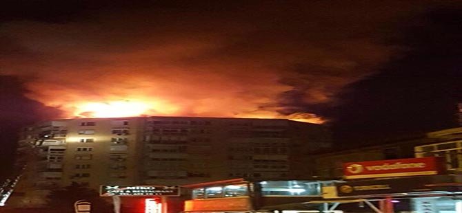 Bayramoğlu'ndaki yangın korkuttu