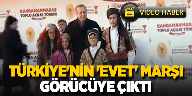Türkiye'nin 'EVET' marşı görücüye çıktı