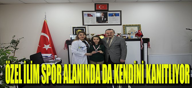 ÖZEL İLİM SPOR ALANINDA DA KENDİNİ KANITLIYOR