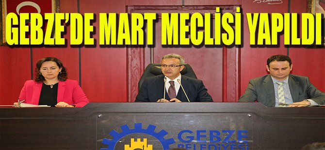 Gebze'de Mart Meclisi Yapıldı