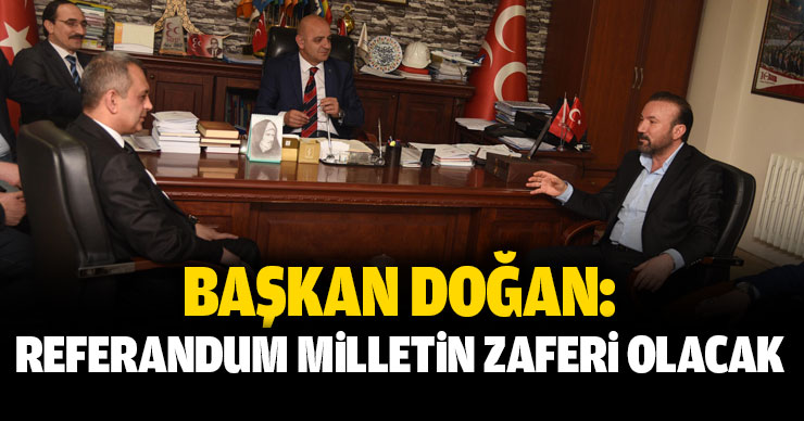 Nevzat Doğan, MHP'yi ziyaret etti