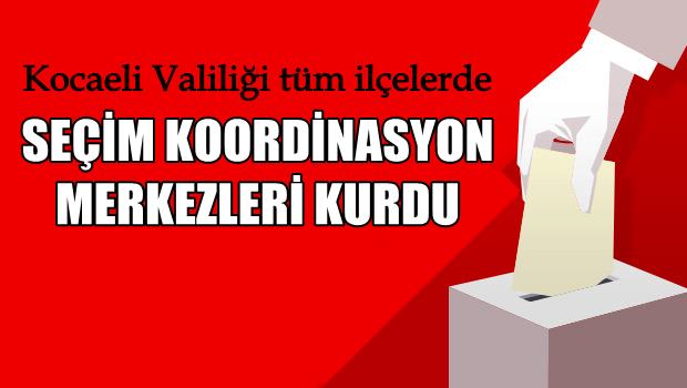 Seçim koordinasyon merkezleri kuruldu